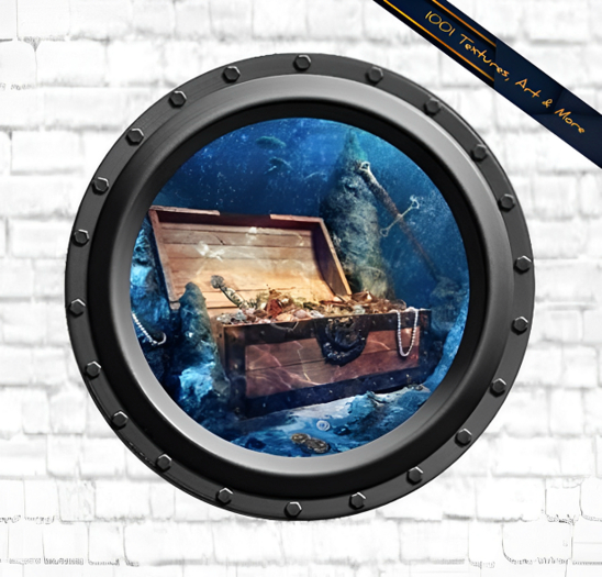  Undesea Treasure Porthole 