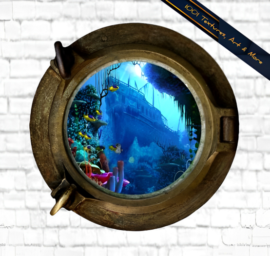 Undesea Shipwreck Porthole