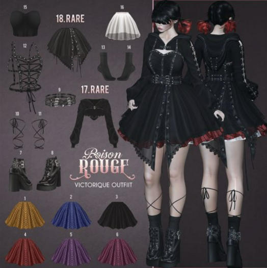 17. POISON ROUGE Victorique Jacket with Hood reborn RARE