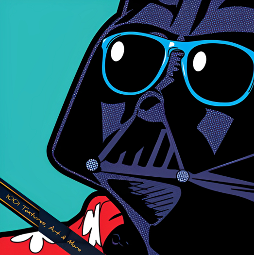 Dark Force Pop Art Full Perm Texture