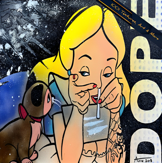 Alice Pop Art Full Perm Texture