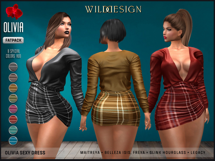 [Wild Design] OLIVIA SEXY DRESS-DEMO