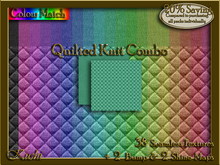Quilted Knit Combo Seamless Texture Bundle