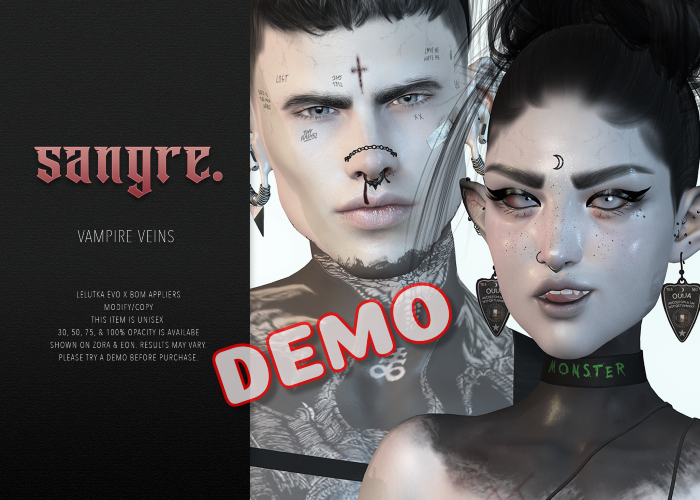 {sangre.} Vampire Veins DEMO