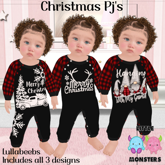 *LM*  Christmas Pj's Boxed Hud