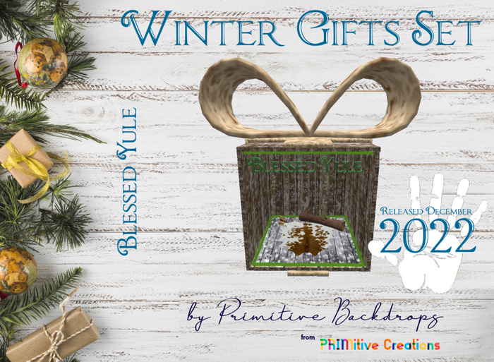 PRIMitive Backdrops - Blessed Yule Gift 2023