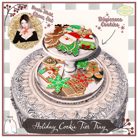{OBD} Holiday Cookie Tier Tray