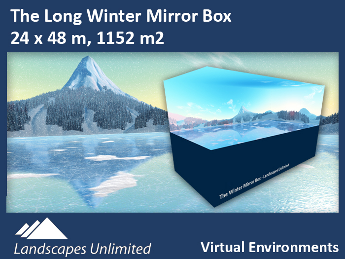 THE LONG MIRROR BOX 2.0 WINTER - 24x48m - 1,152 m2