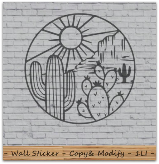 || When I'm Bored || Decor || Wall Sticker || Cacti