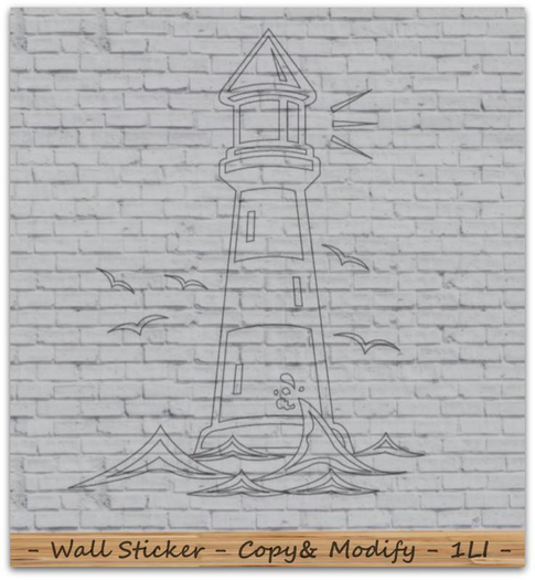 || When I'm Bored || Decor || Wall Sticker || Lighthouse