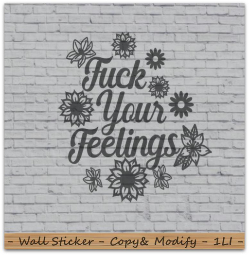 || When I'm Bored || Decor || Wall Sticker || Feelings