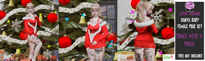 [LMS]Santa Baby Female  Pose  