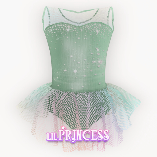 Second Life Marketplace - LilPrincess Anna Ballet Dress Green