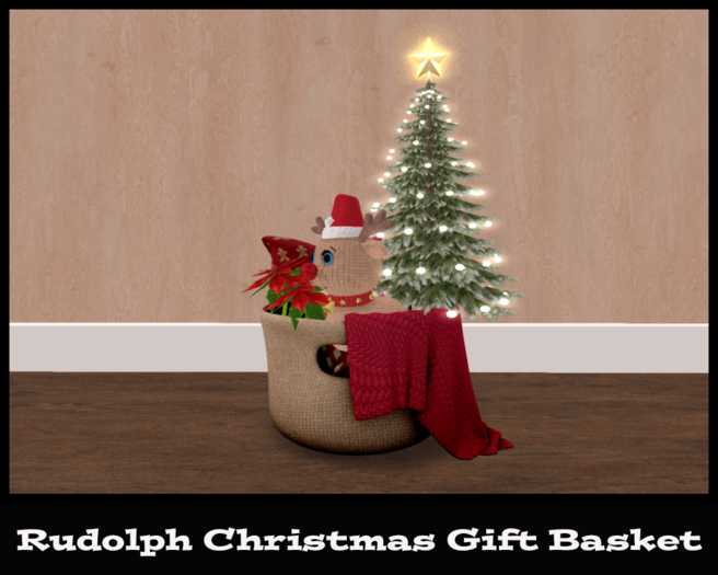 ~ Hotstuffs ~ Rudolph Christmas Gift Basket 