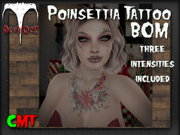 DEVILOCK - Poinsettia Tattoo  (ADD TO UNPACK)