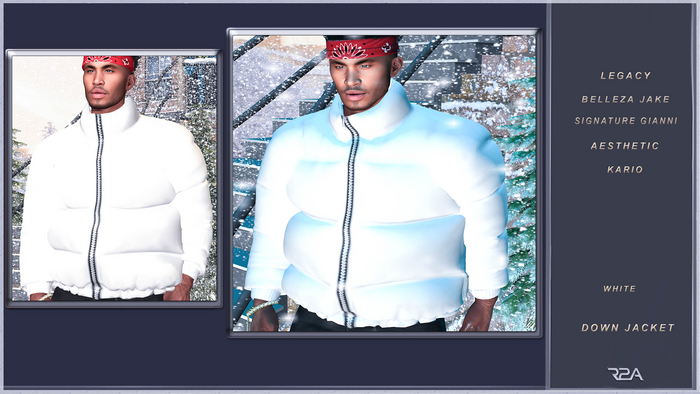 R2A-DOWN JACKET WHITE