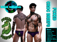 M&M Initiative - Delivery Hud - FCKED Croc Briefs - Purple