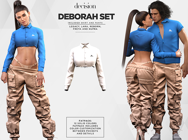 Deborah Shirt - WHITE <DECISION>