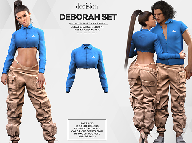 Deborah Shirt - BLUE <DECISION>