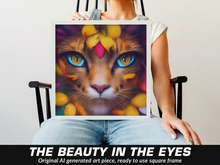 THE BEAUTY IN THE EYES [Framed Art] (KD)