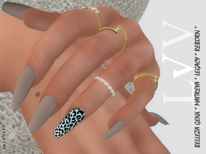 VI. Nails Luxe Leopard
