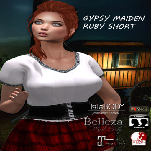 Gypsy Maiden Ruby Short Dress Set