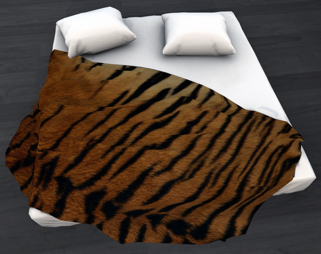 Beautiful Full Perm Tiger Skin Texture