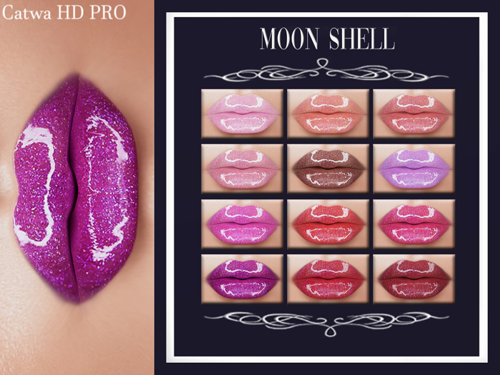 Moon Shell Kirsten Lipsticks Applier Catwa HD PRO