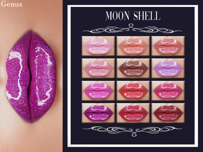 Moon Shell Kirsten Lipsticks Applier Genus