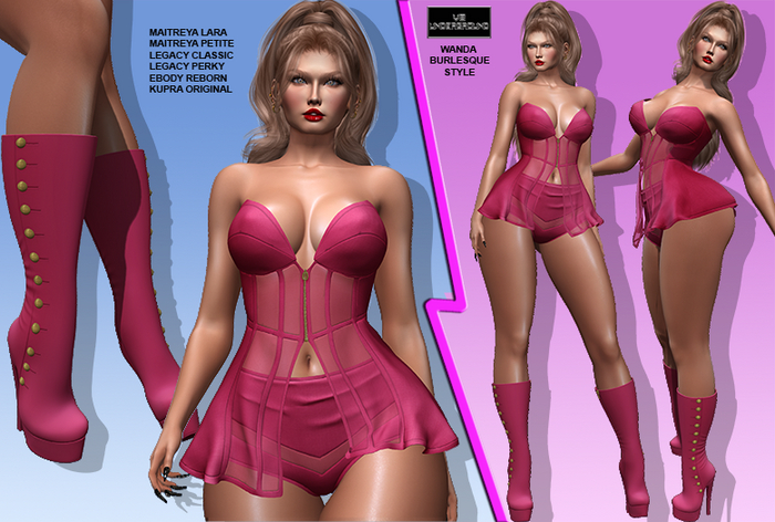*WANDA WINTER PINK COMPLET OUFIT*