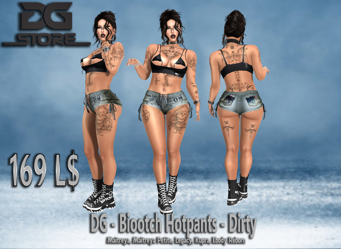 DG - Biootch Hotpants -Dirty - Unpacker