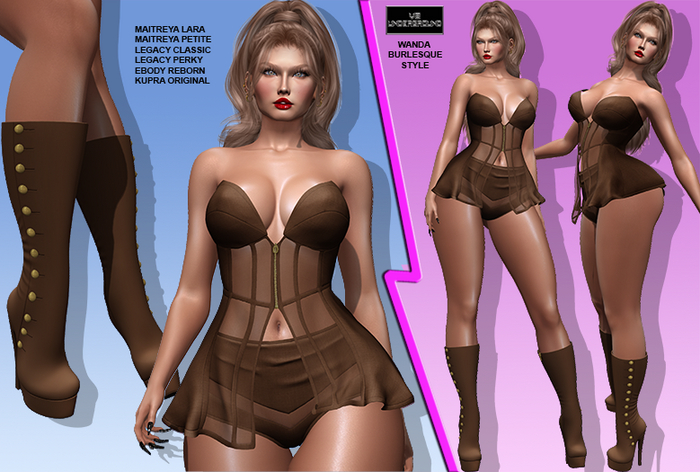 *WANDA WINTER BROWN COMPLET OUFIT*