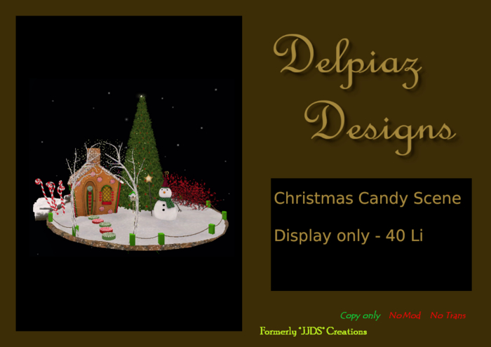 Christmas Candy Scene (Bagged)