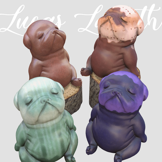 [Lucas Lameth] Ceramic Food Coma Pug