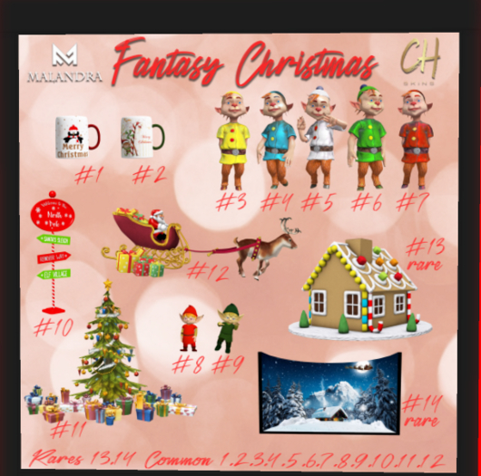 13 RARE Fantasy Christmas  - Gingerbread House