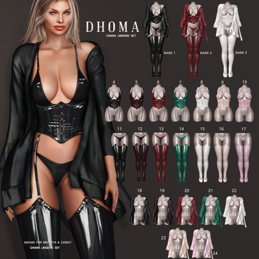 2. Dhoma Chiara Set Lara Red RARE
