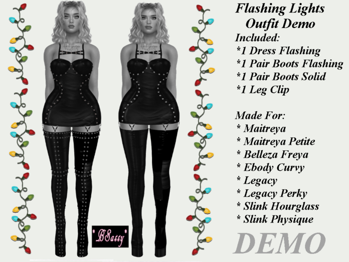 *BSASSY* FLASHING OUTFIT DEMO