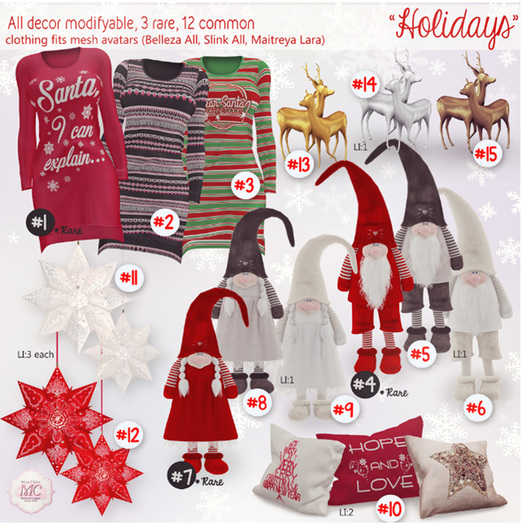 #1 MC.Holidays / Jersey Red RARE