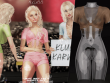 #KLUBB "Jaye" Wet Tee [Birthday Suit]