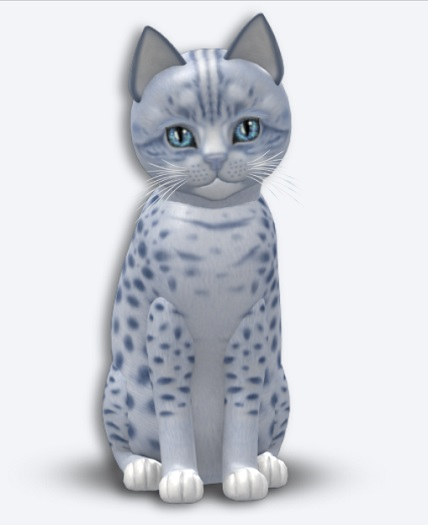 PERMA: KittyCats - Fancie Ocicat - Blue Moon