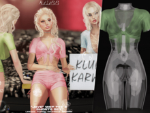 #KLUBB "Jaye" Wet Tee [Jaded]