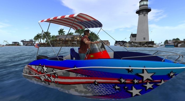 Blue Marlin America Paint