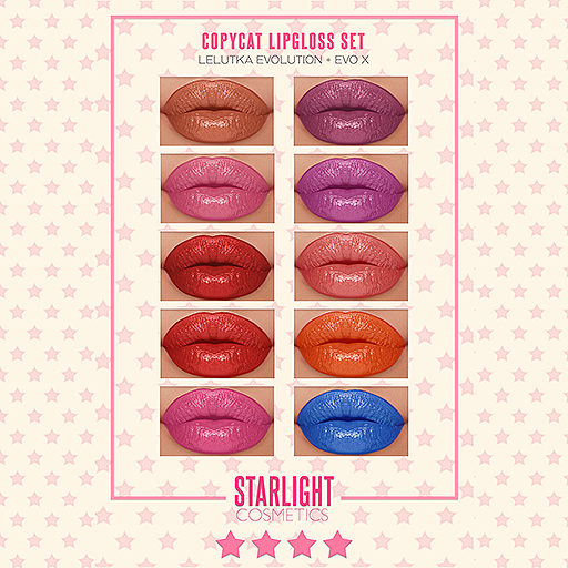 Starlight. Copycat Lipgloss Pack [LeLEVO/X][UNPACK]