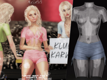 #KLUBB "Jaye" Wet Shorts [Varicose]