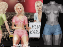 #KLUBB "Jaye" Wet Shorts [Crystal Meth]