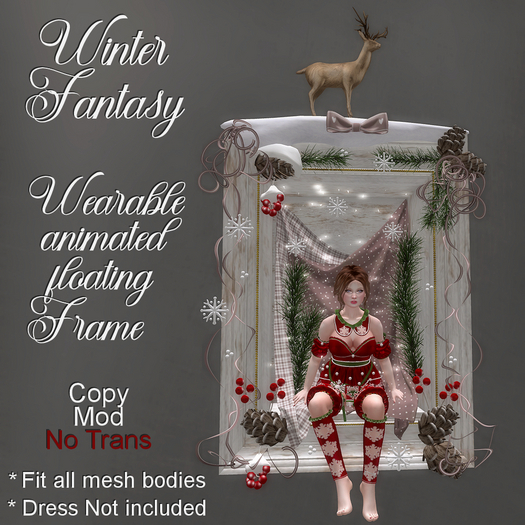 * Winter Fantasy Brown Frame *