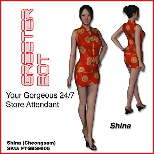 *FTGB* Shina (Cheongsam) Greeter Bot