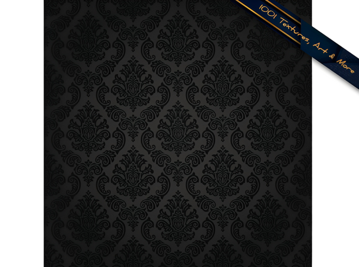 Luxury Black Seamless Full Perm Texture 01