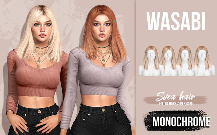 Wasabi // Svea Hair - Monochrome