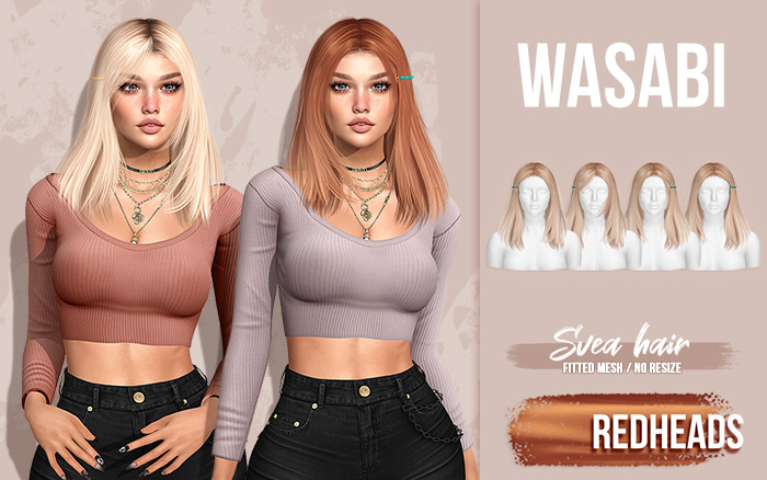 Wasabi // Svea Hair - Redheads